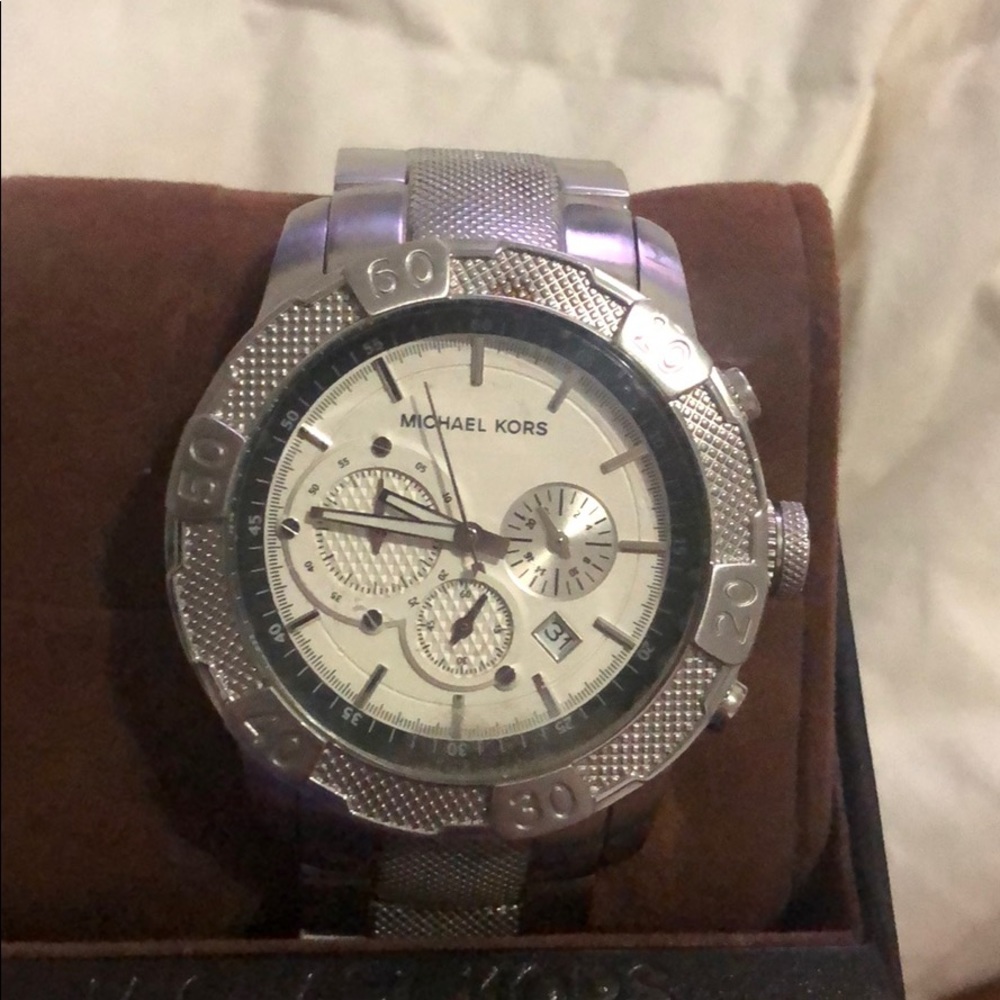 Men’s Michael Kors watch new with tags - silver